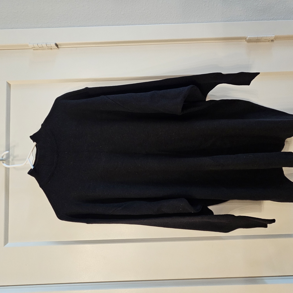 Black Long Sleeve Sweater Dress